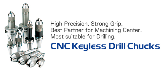 CNC Keyless Drill Chucks