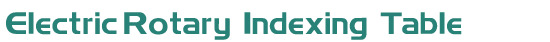 Electric Rotary Indexing Table