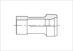 Single taper expansion collets