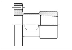 Flange type expansion collets