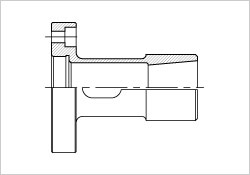 Flange type expansion collets