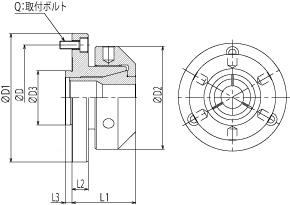 コレットアダプタ（CAシリーズ）,コレットチャック