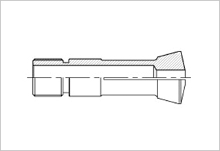 引き型コレット,コレットチャック