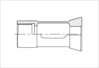 引き型コレット,コレットチャック