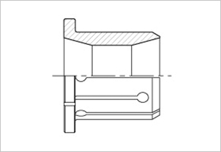 ダブルテーパ内張りコレット,コレットチャック