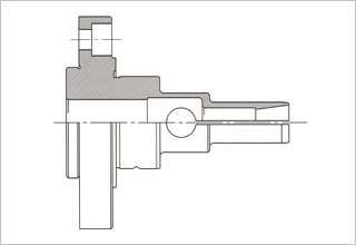 軸引き型,コレットチャック