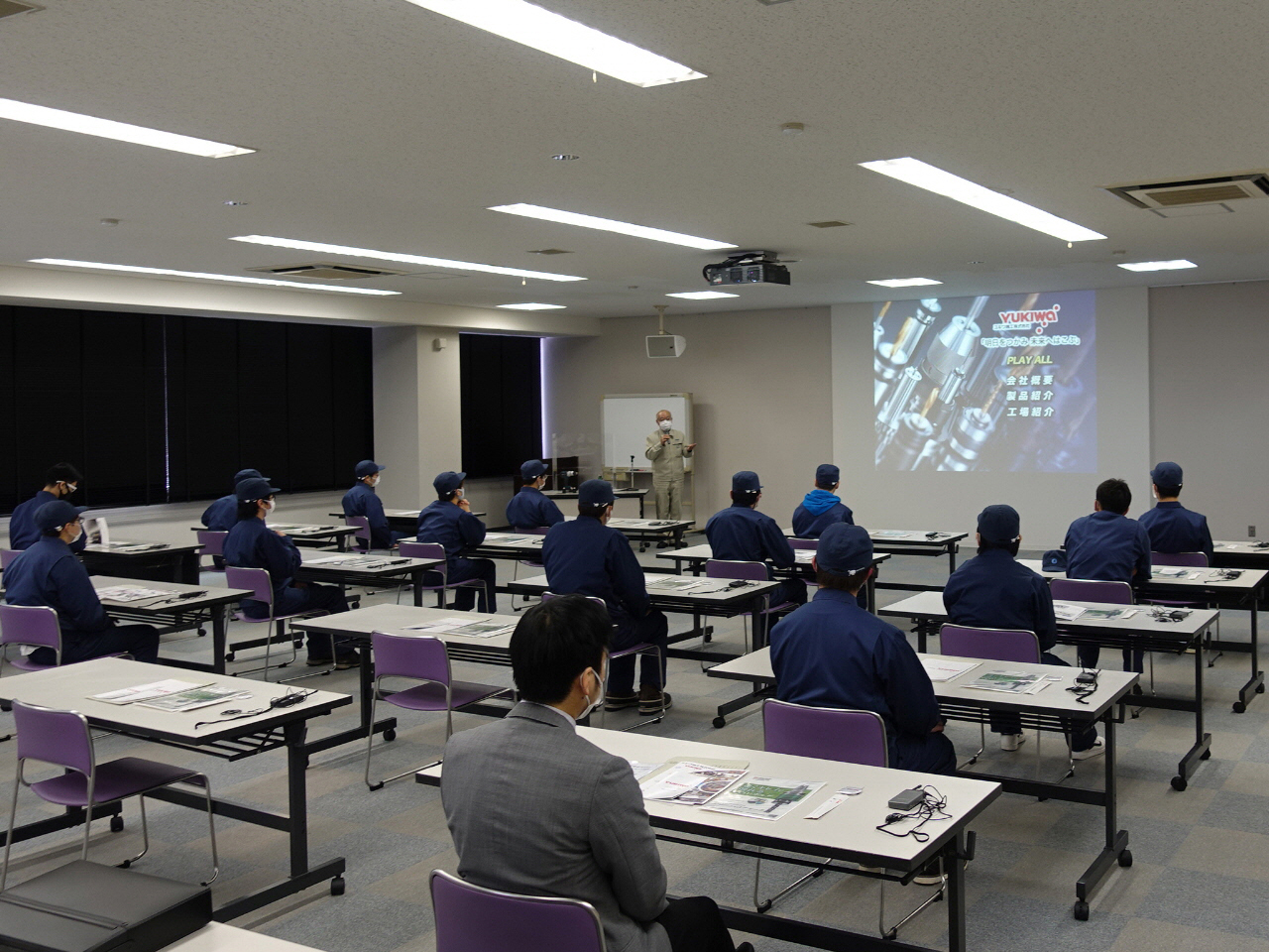 長岡高専の学生の皆さまが工場見学に来社されました。