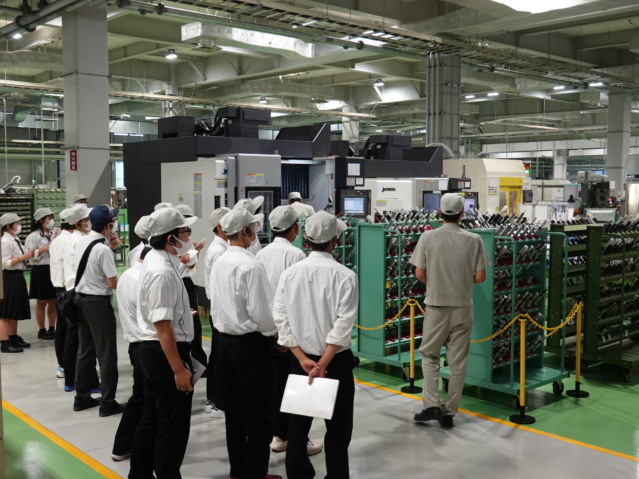 長岡工業高校の皆さまが工場見学に来社されました。