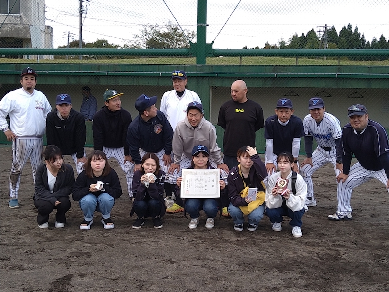 小千谷鉄工電子協同組合野球大会で優勝しました！02